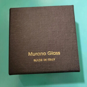NIB Murano Glass Pendant & Earring Set